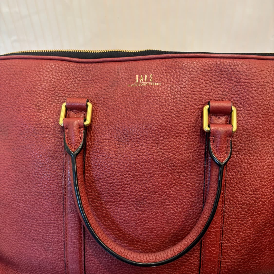 정품 닥스 가죽 브리프케이스 토트백     상품이미지4