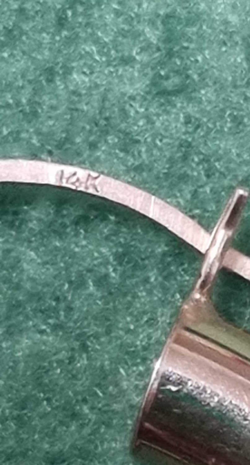 14k 레트로 링 금 귀걸이 상품이미지2