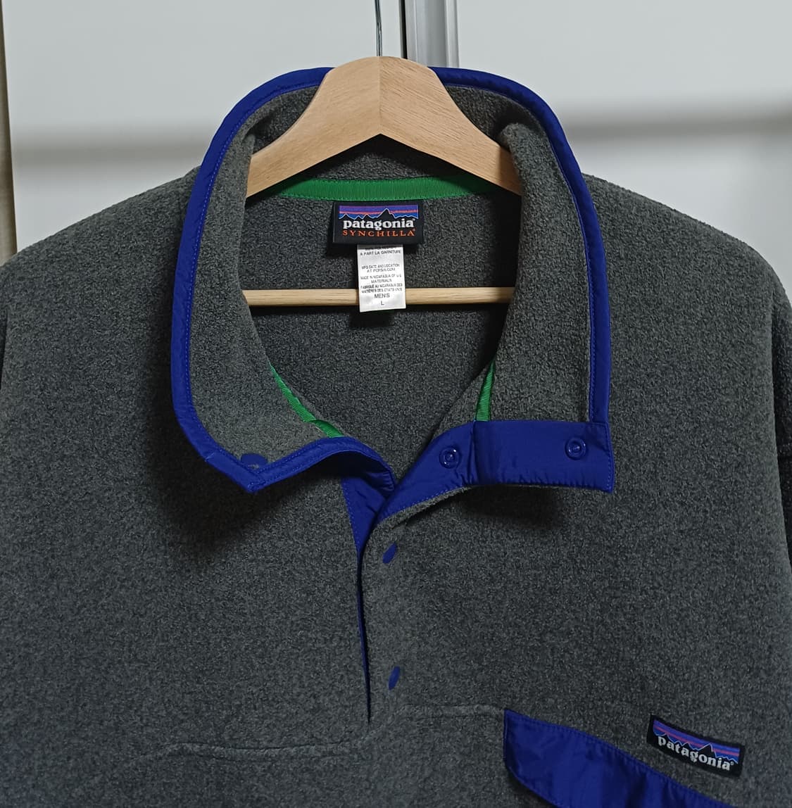 [L] 파타고니아 신칠라 스냅티 니켈 / 블루 상품이미지4