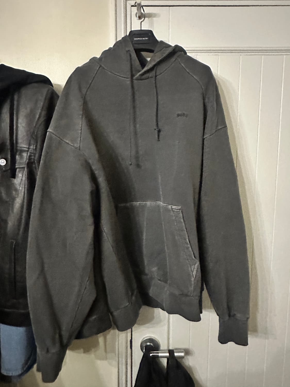 준지 가먼트다잉 후드티 m 상품이미지1