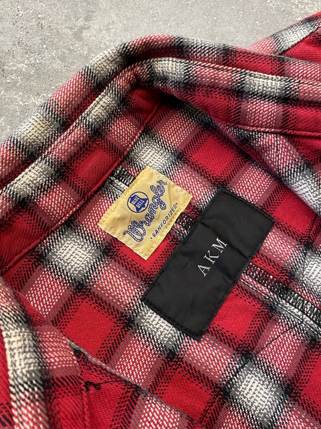 [M] Wrangler x AKM 랭글러 웨스턴 체크셔츠 상품이미지6