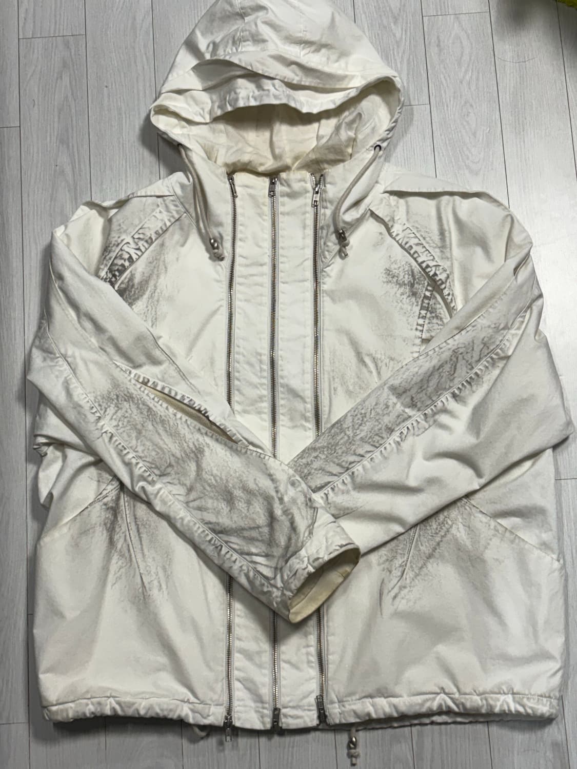 판매) 코스트퍼킬로 트리플 지퍼 코튼 후디 XL 상품이미지1