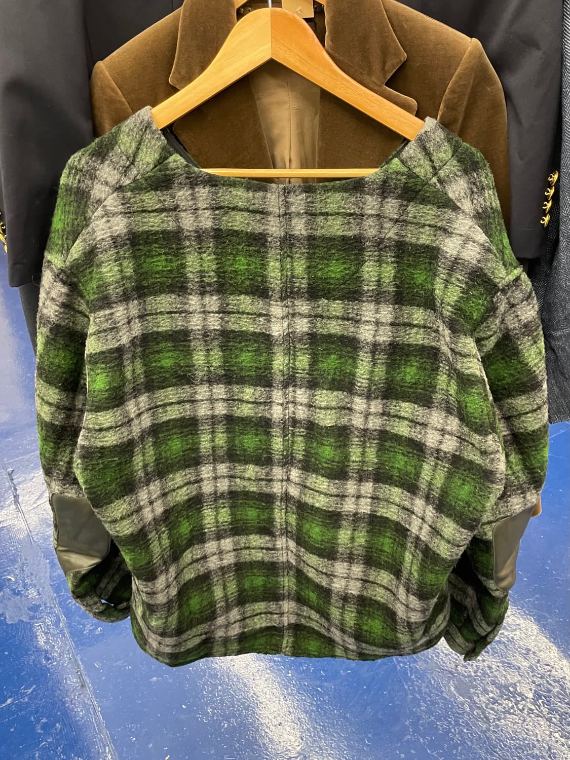 years ago 이얼즈어고 체크 가디건 자켓 상품이미지6