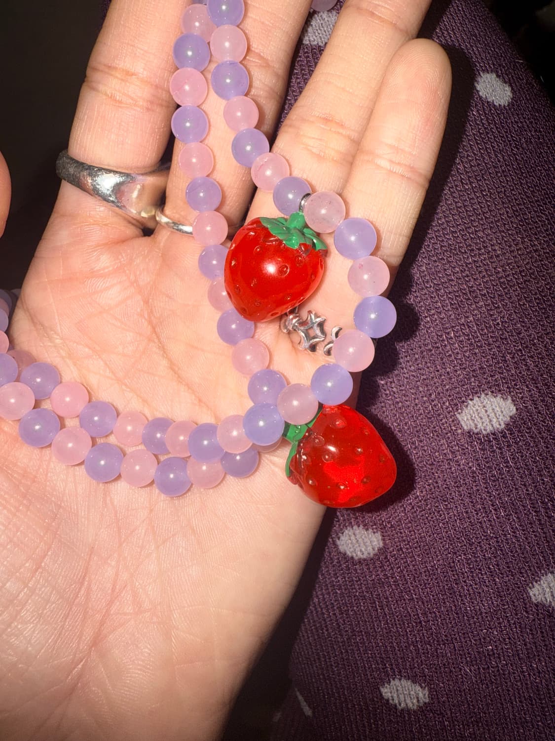 베를린 수입 스트로베리 목걸이 상품이미지2