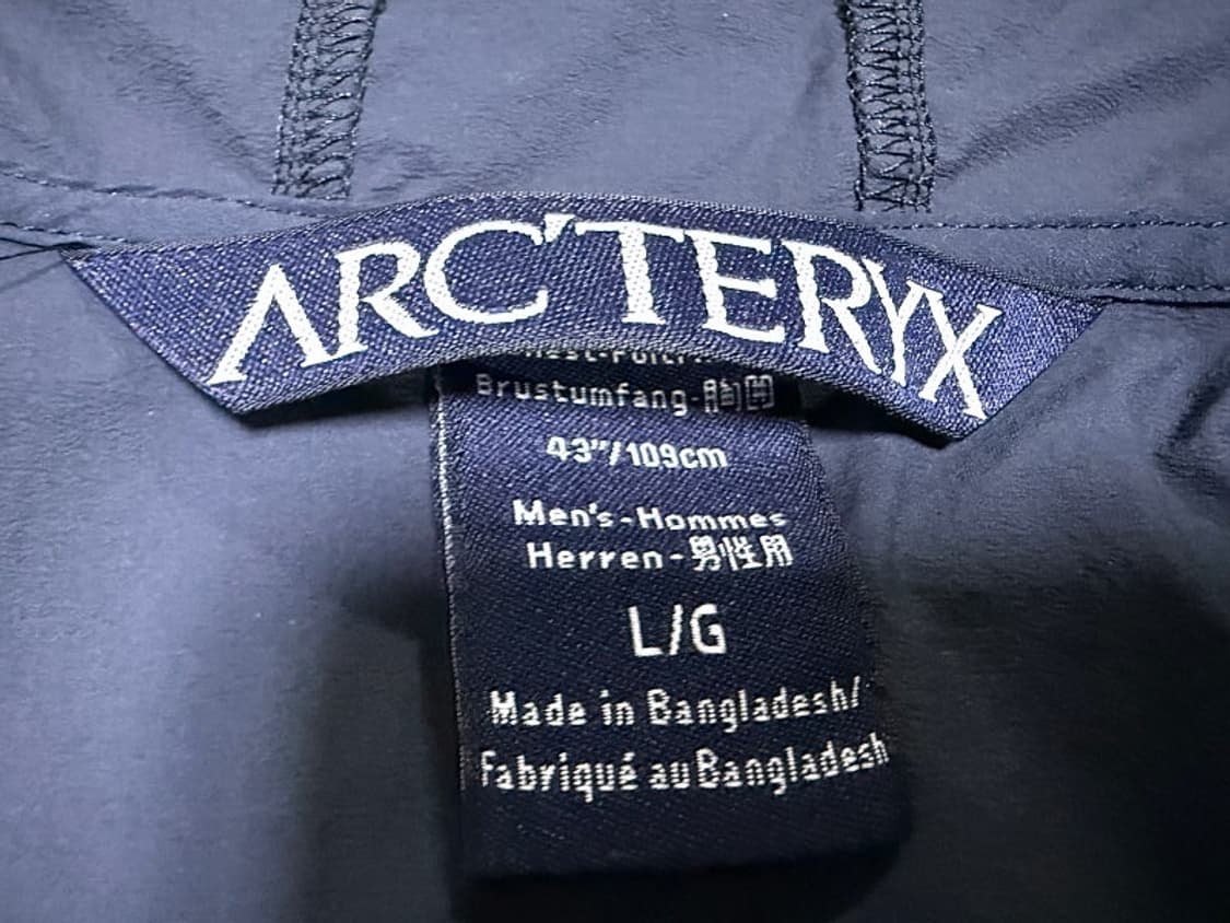 아크테릭스 스쿼미시 후드 자켓 남성용 110사이즈 상품이미지4