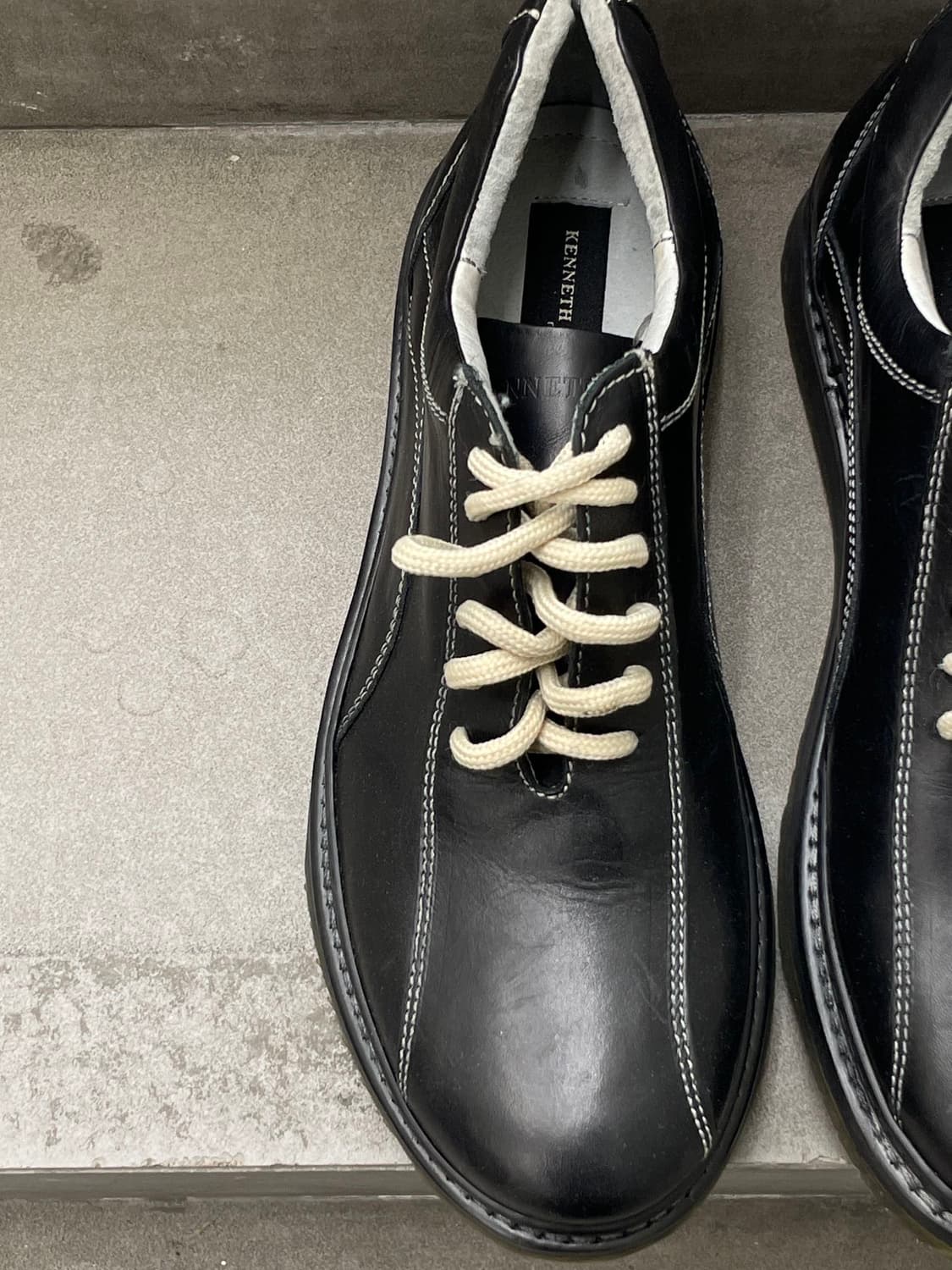 케네스 콜 블랙 캐쥬얼 레더 슈즈 상품이미지6