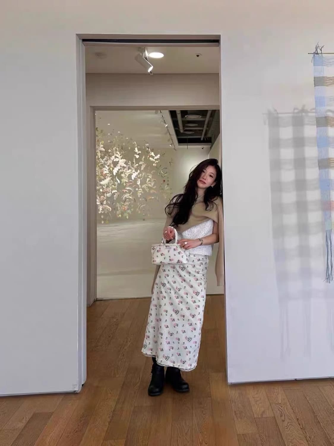 (s) 아뜰리에에디션 플로럴 스커트 상품이미지4