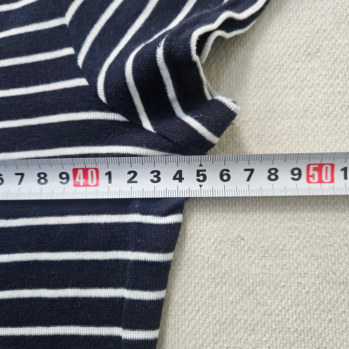 88-94 미센스 스트라이프 미디 원피스 0403Y 상품이미지5