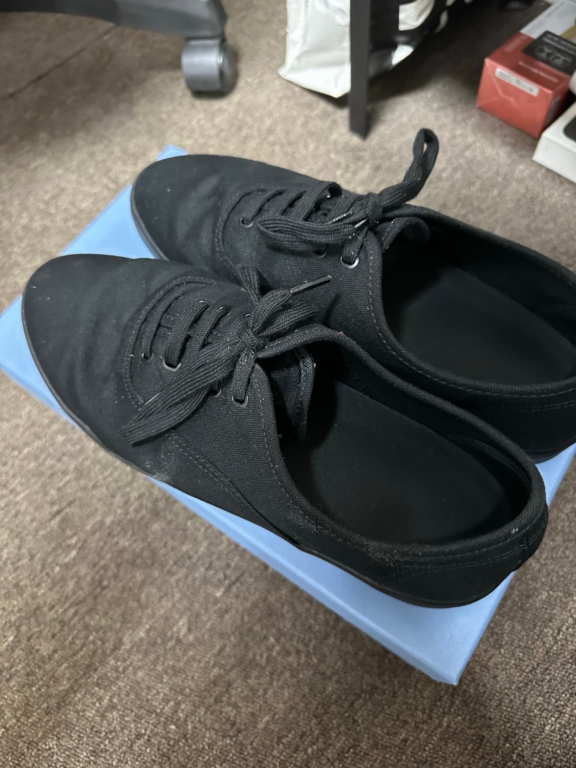 [275] 무인양품 MUJI 캔버스 스니커 블랙 상품이미지4