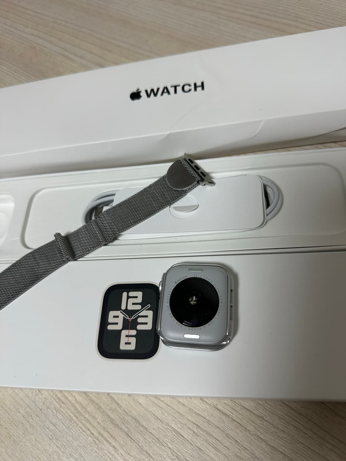 급처! 애플워치SE2 44mm GPS 풀박스 상품이미지4
