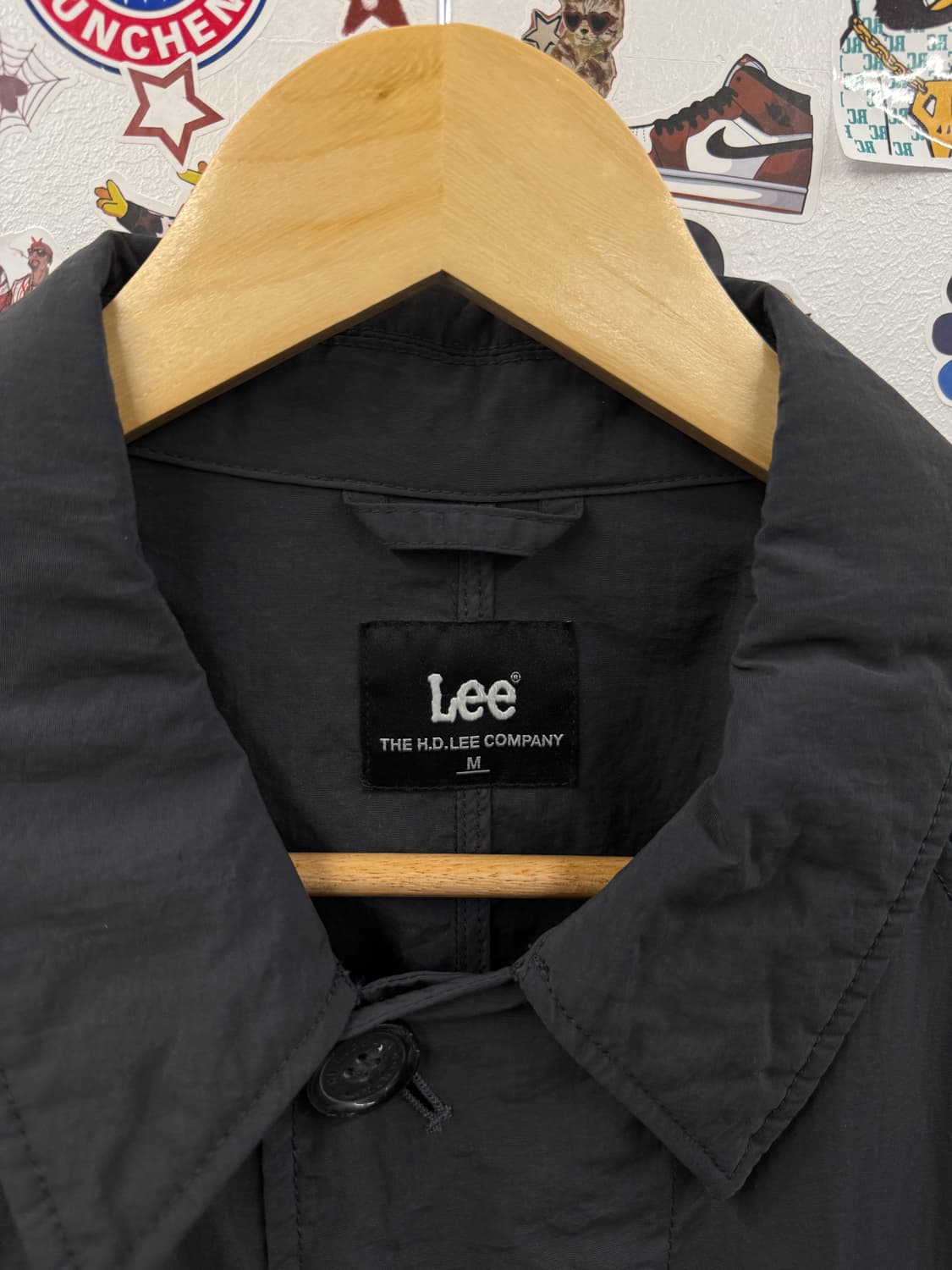 Lee 리 헌팅 블랙 롱 나일론 코치자켓 M 상품이미지6