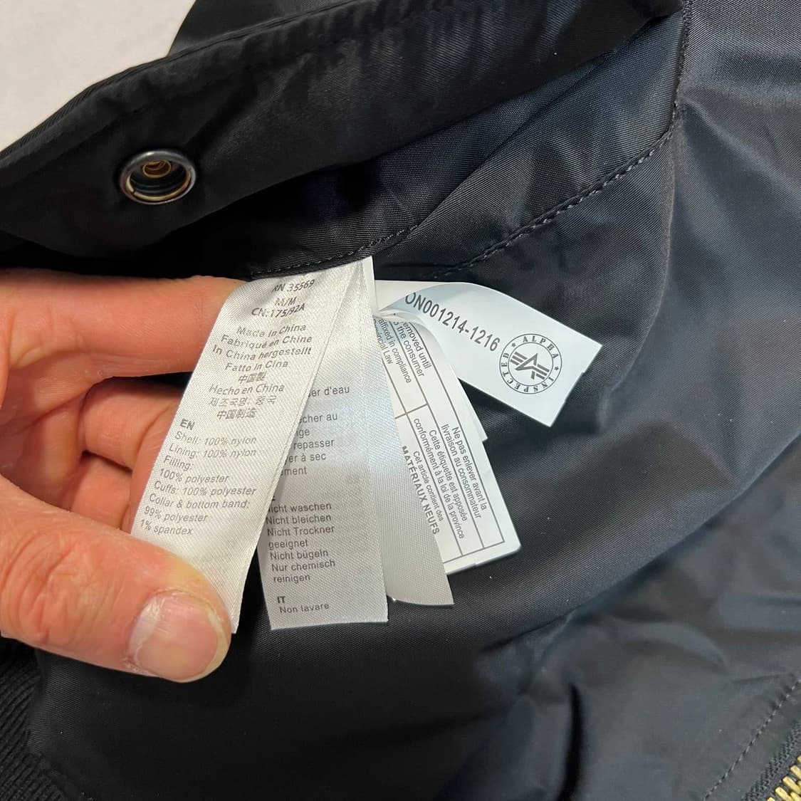 Alpha Industries MA-1 × Stone Island  상품이미지8