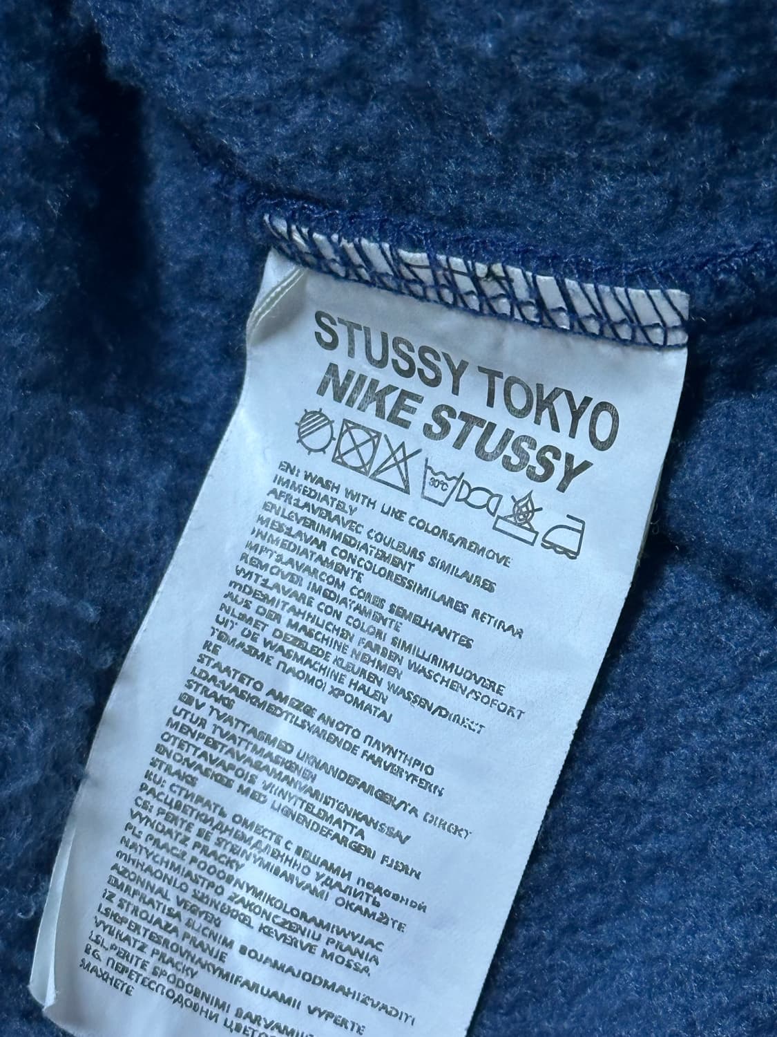 나이키 x 스투시 다이스 약기모 후드티 네이비 (m) 상품이미지9