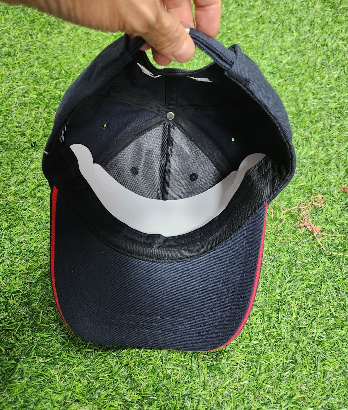 Z-ONE 프리미엄 골프캡 ⛳ 네이비 레드 스포티 무드
 상품이미지5