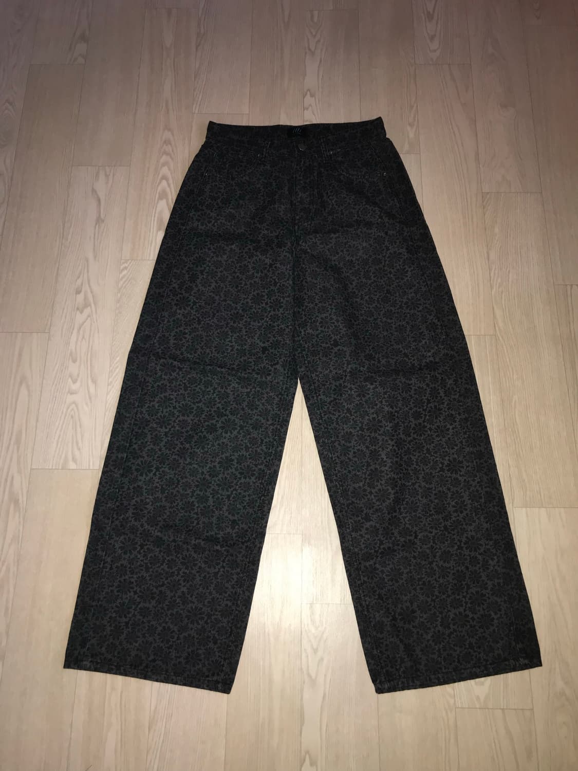 꽃패턴 와이드 팬츠 상품이미지2