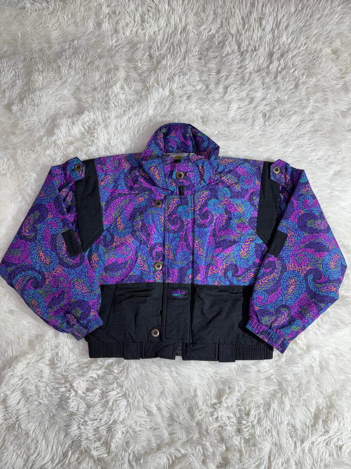 아디다스 90‘s 스키 패턴 반집업 아노락  상품이미지4