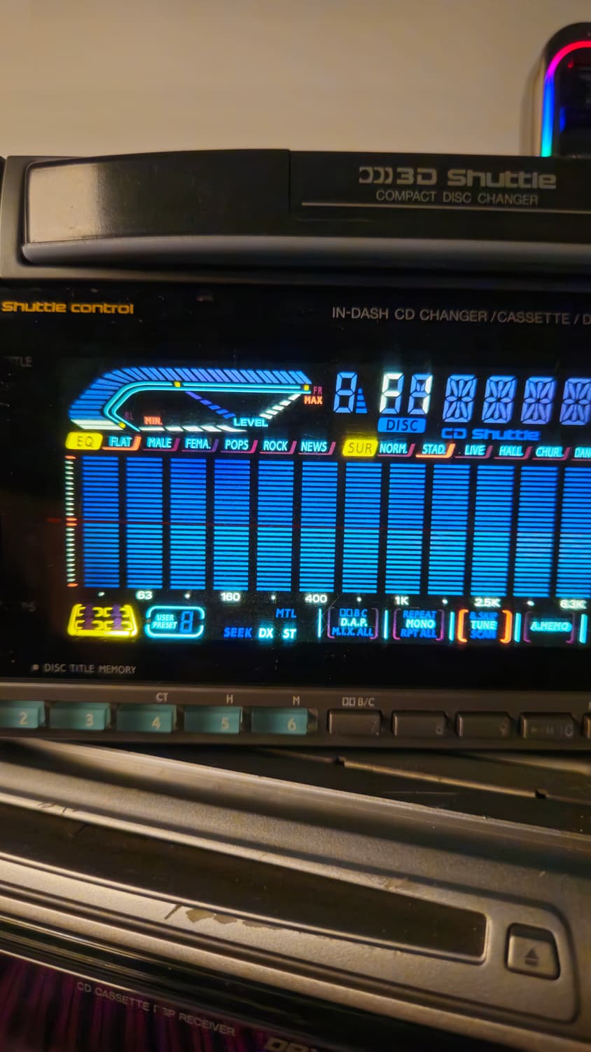 Y2k 이퀄러이저 Alpine 플레이어 상품이미지2
