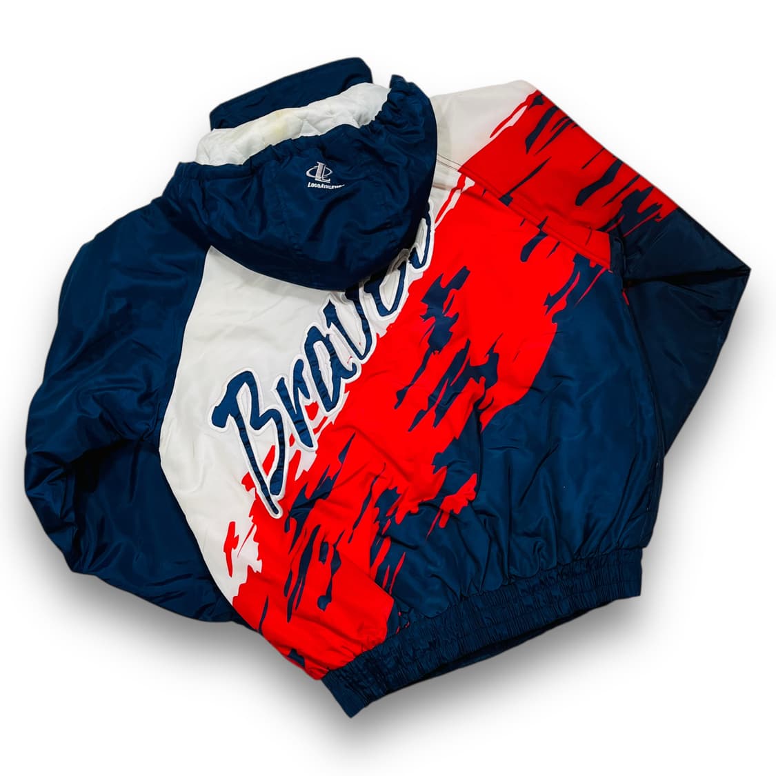 Logo Athletic MLB 애틀랜타 브레이브스 누빔 후디 점퍼 상품이미지3