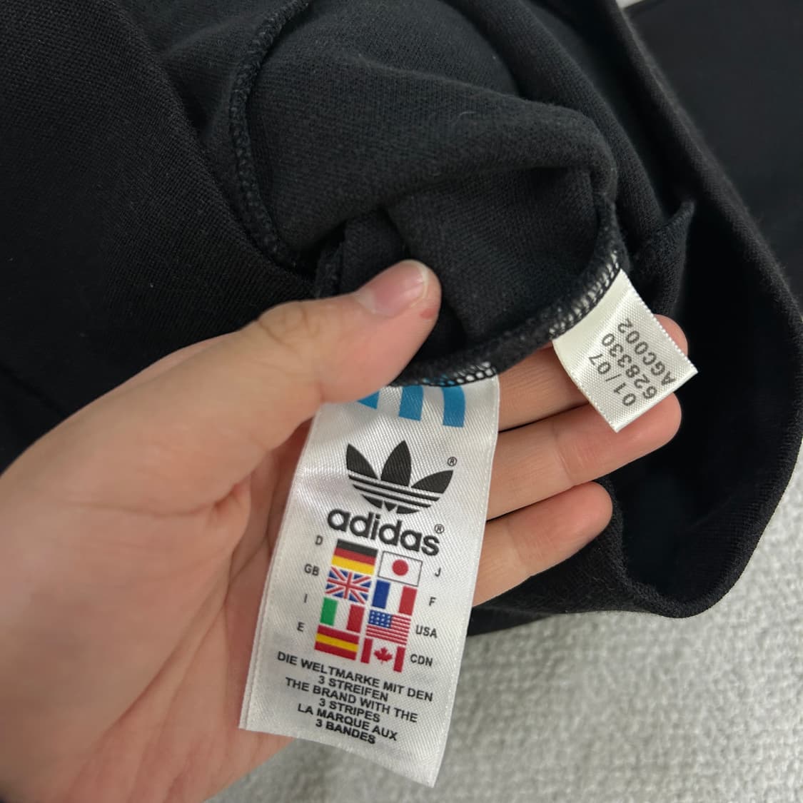 아디다스 검하 유로파 희귀 스카이블루 져지 110 상품이미지3