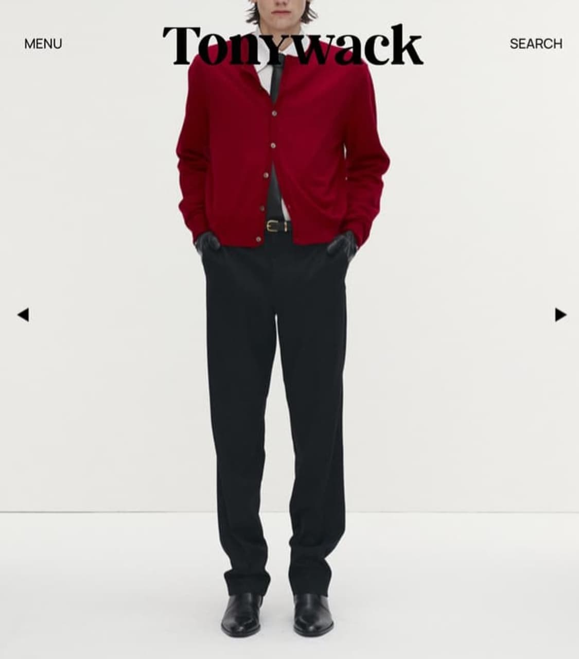 [새상품]Tonywack 토니웩 뉴시그니쳐 버진울 테일러드 트라우저 상품이미지1