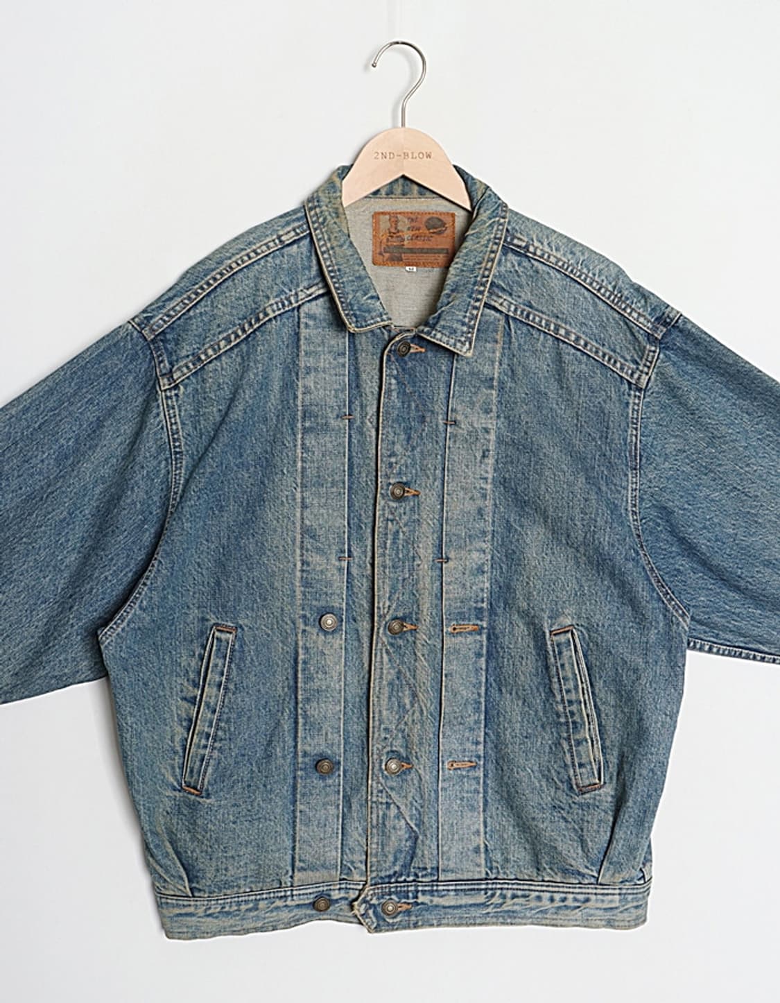8~90's BLUE WAY Denim Trucker Jacket 상품이미지2