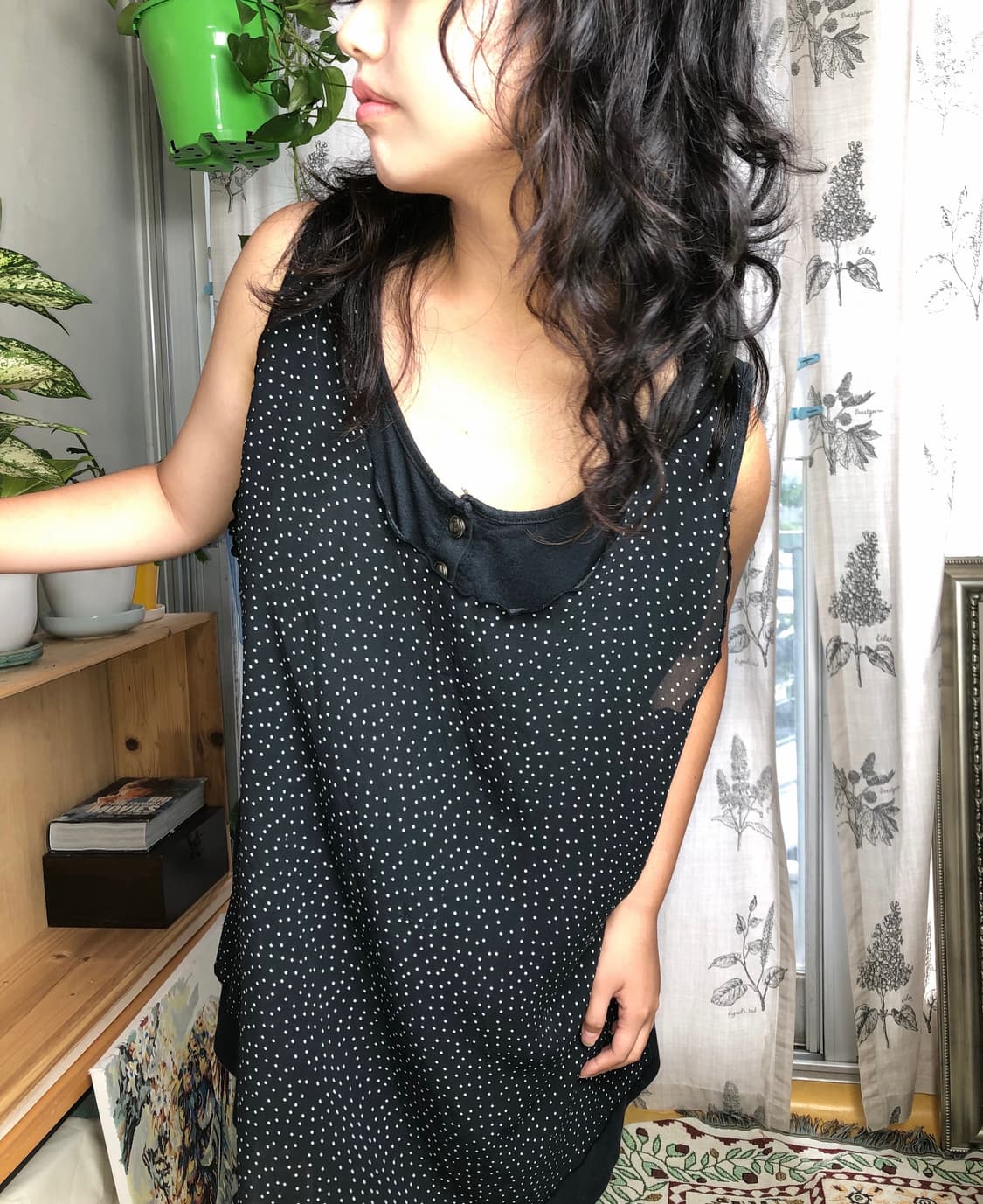 dot layered dress 상품이미지4