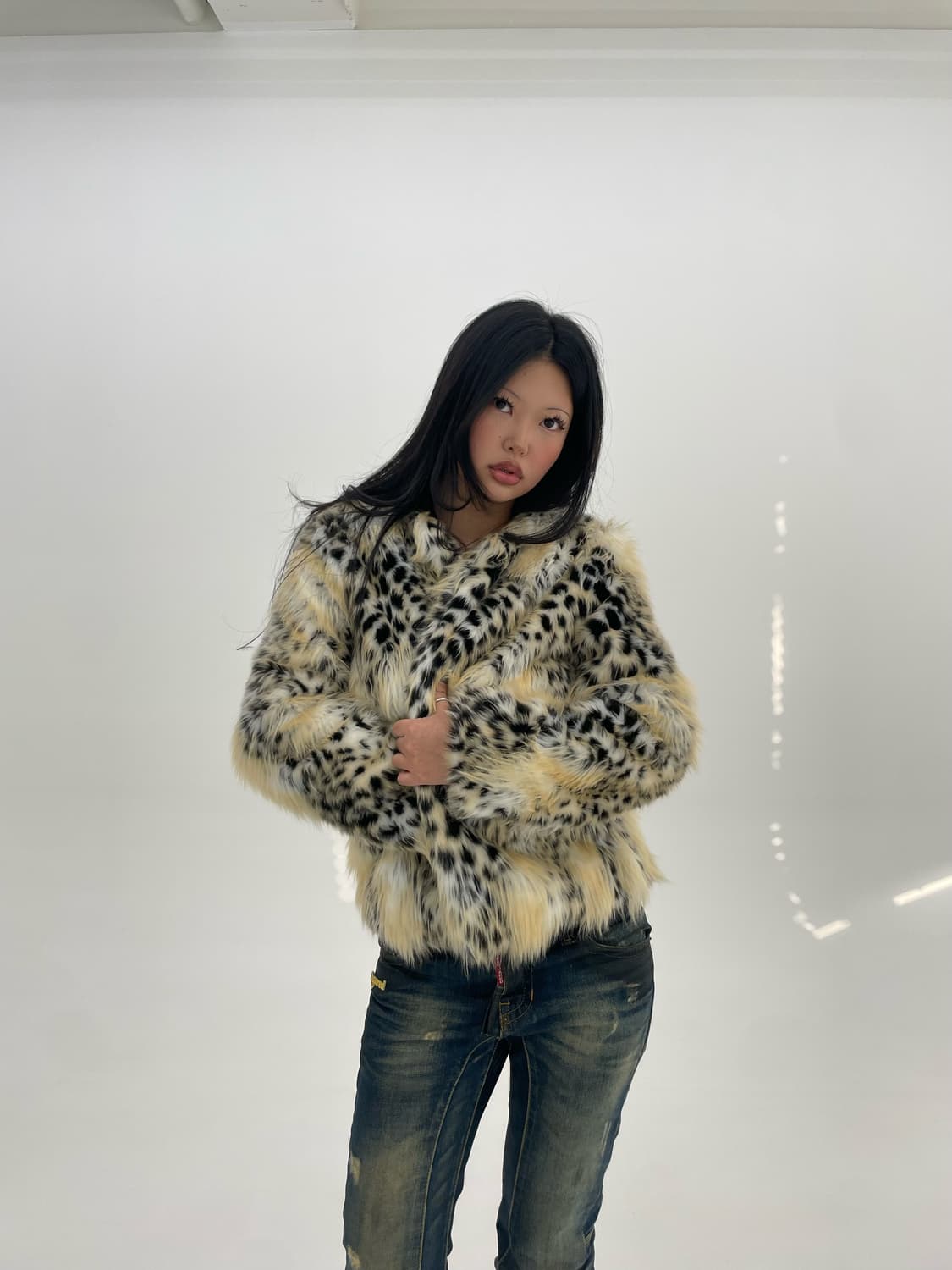 Vintage Leopard Fur Jacket 상품이미지7