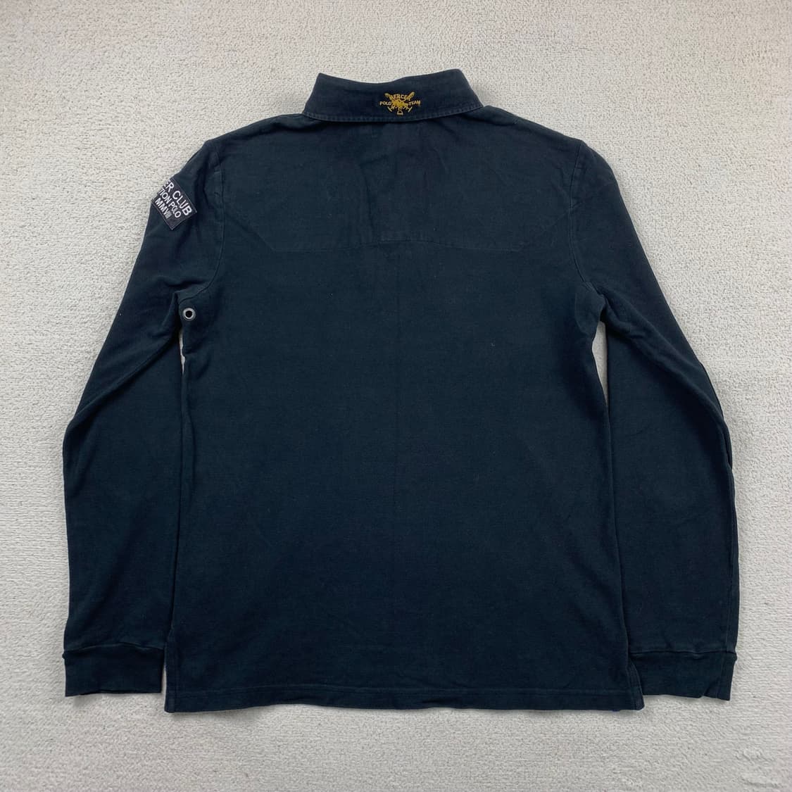 폴로 랄프로렌 머서클럽 자수로고 럭비 티셔츠 블랙 상품이미지4