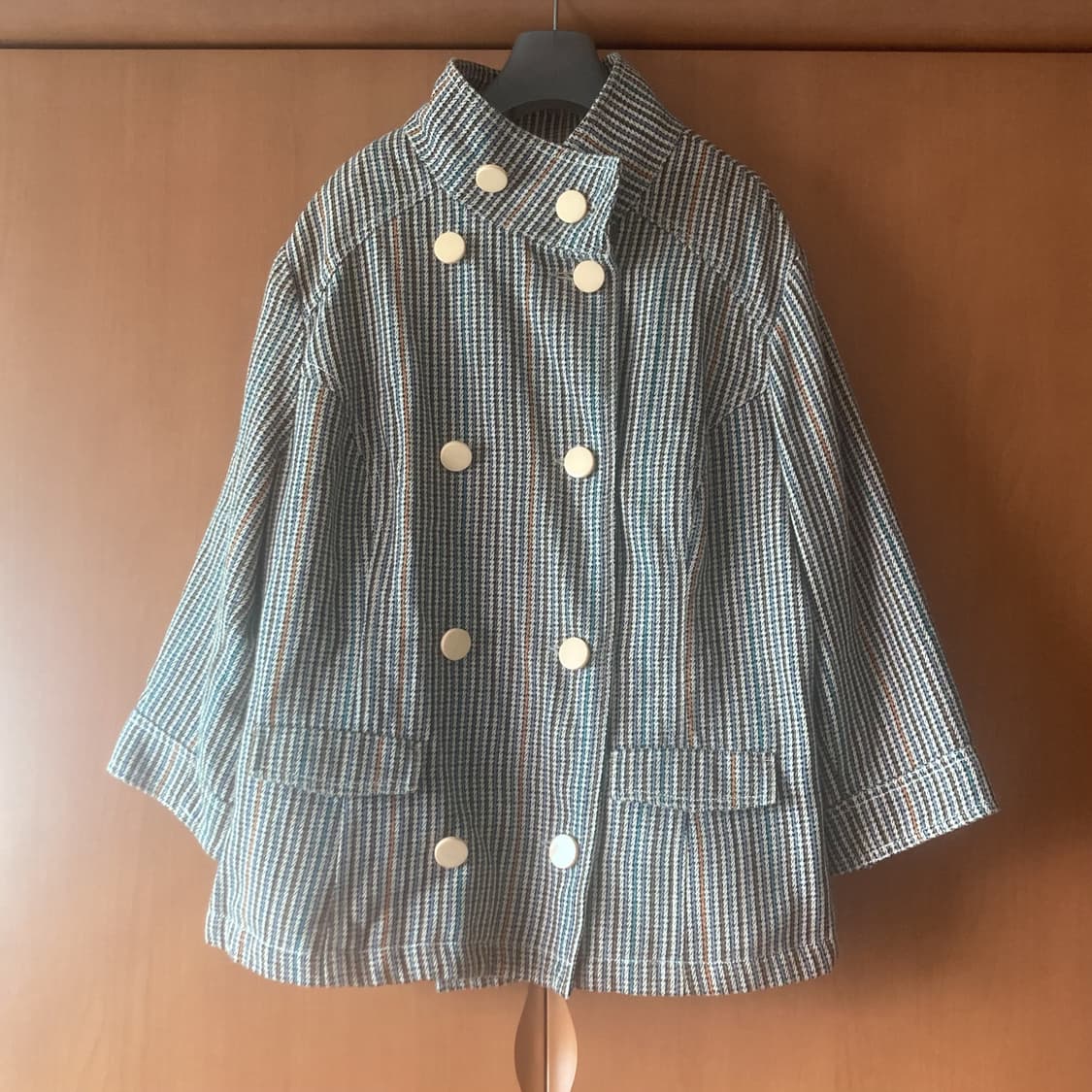 Vintage stripe half coat 상품이미지1