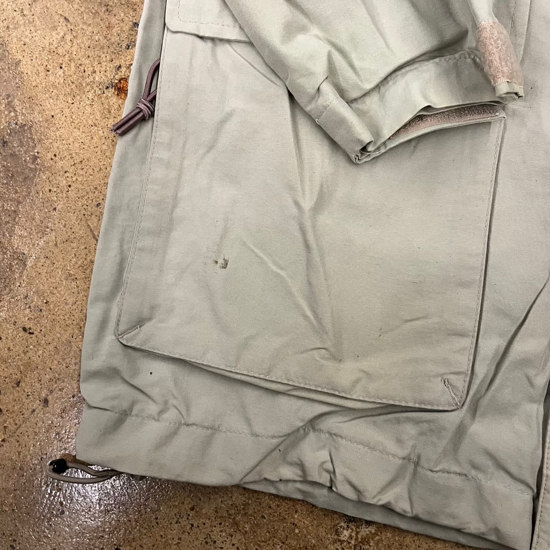 [정품/100] 컬럼비아 후드 바람막이 자켓 베이지 b10 상품이미지6