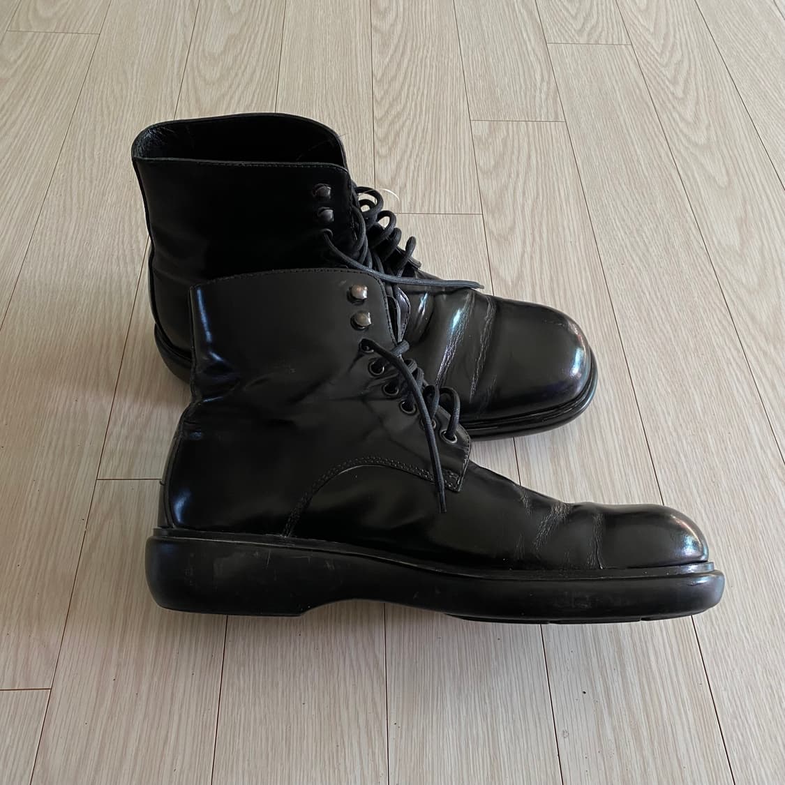 [290] 구찌 폴리쉬드 레더 부츠 상품이미지2