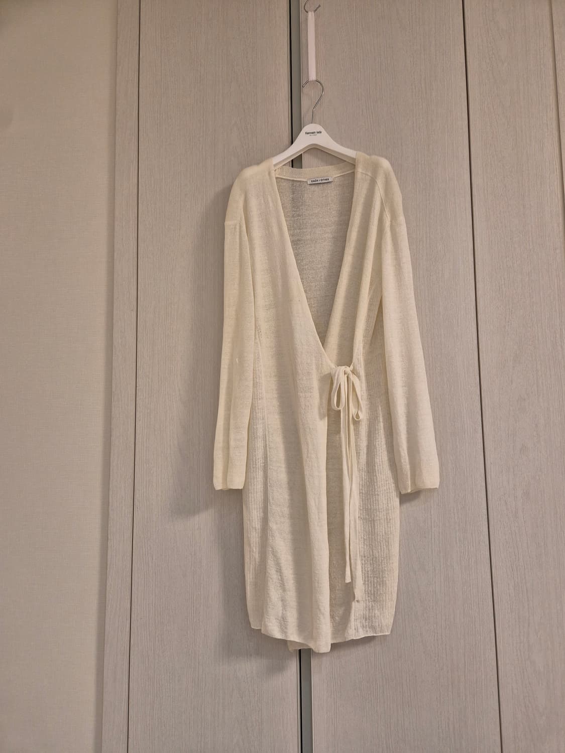 한섬 이치아더 린넨85% 가디건 상품이미지3