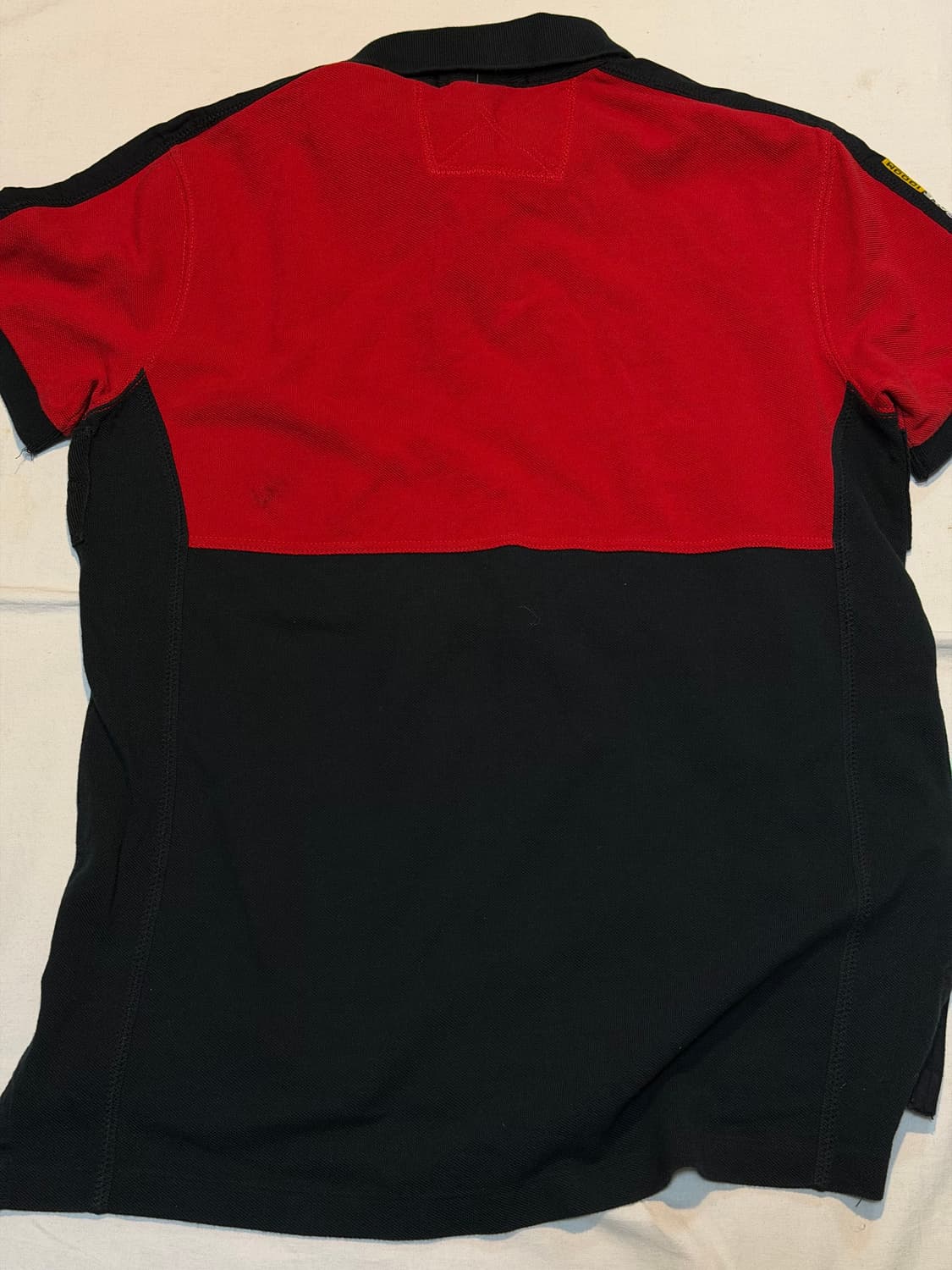 폴로 랄프로렌 빅포니 치프키프 래프팅 카라티 레드 블랙 상품이미지3