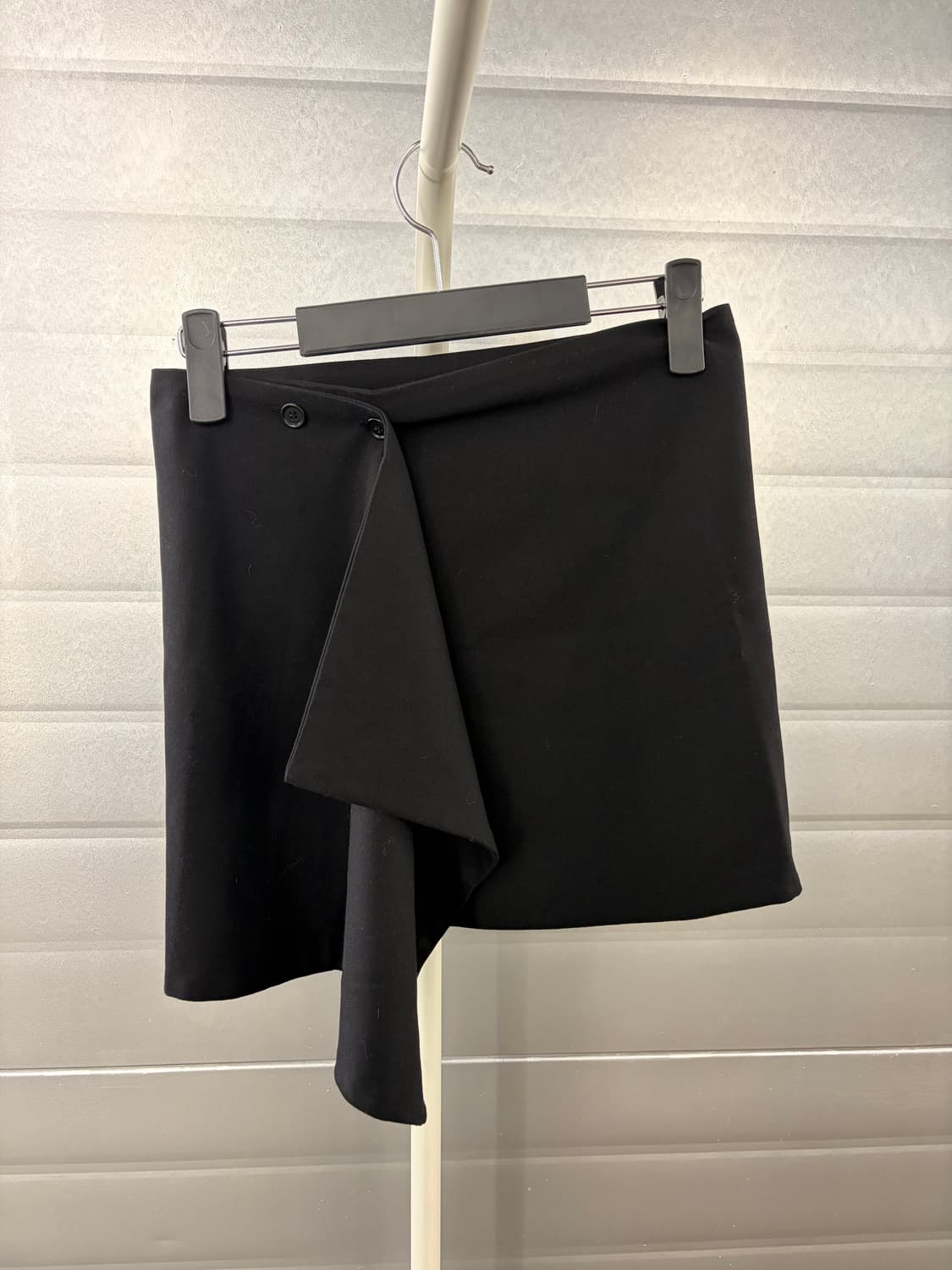 Le 르 wool button layered wrap skirt 상품이미지3