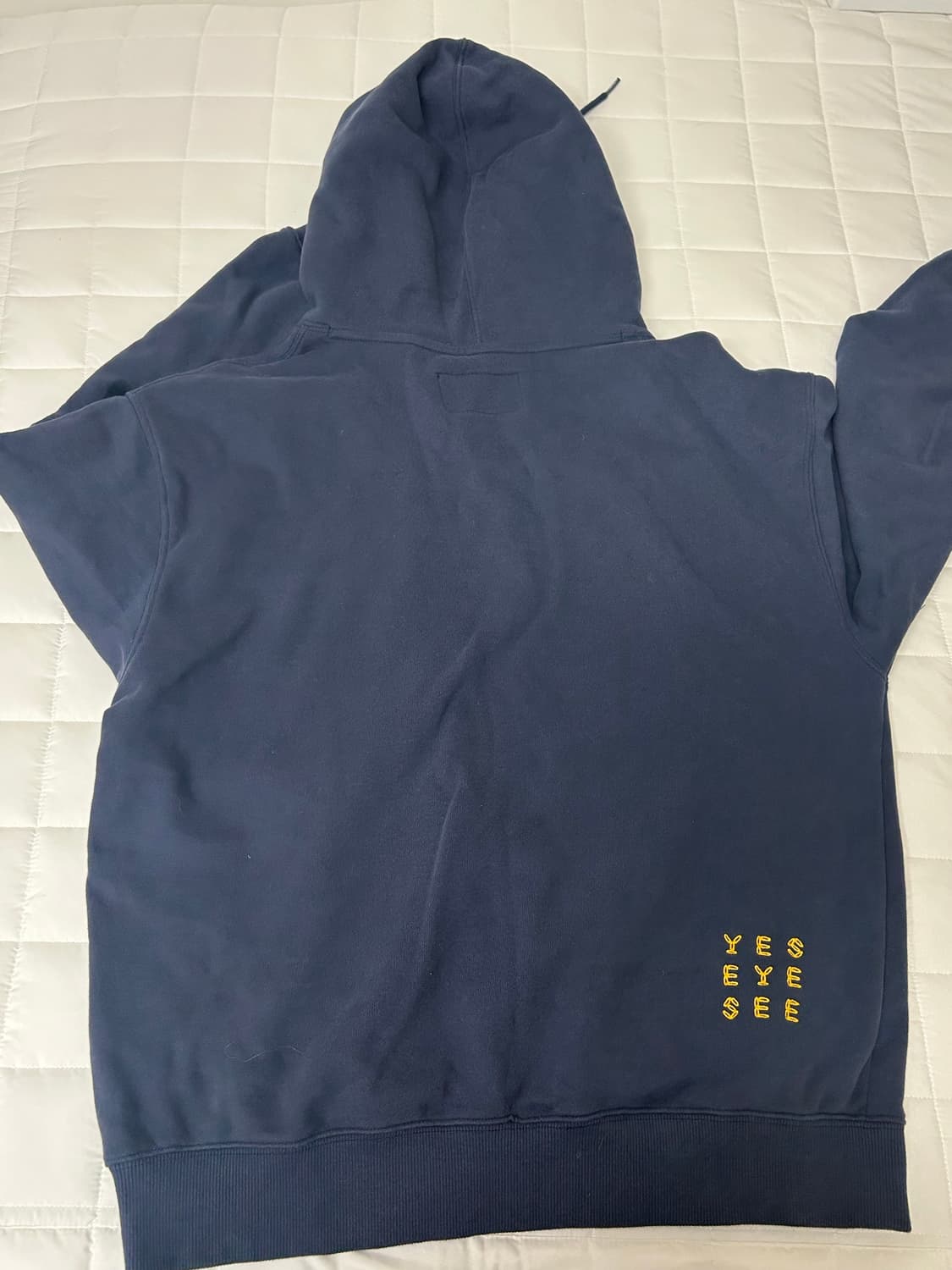 예스아이씨 로고 후드티 네이비 S 상품이미지3