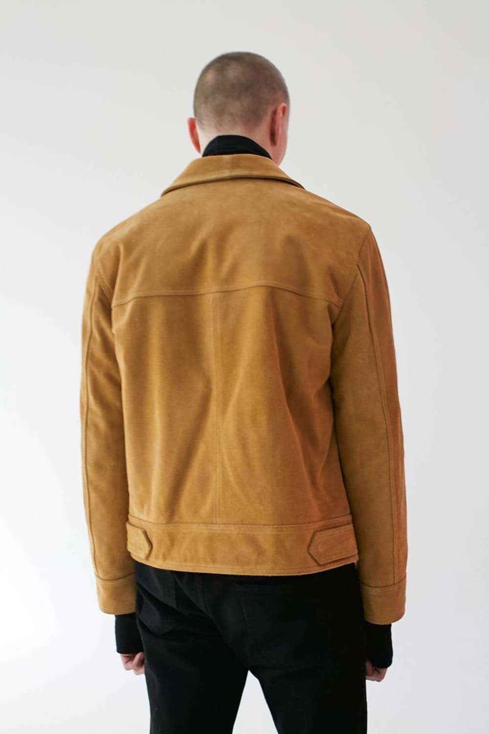 인사일런스 스웨이드 램스킨 자켓 L 상품이미지3