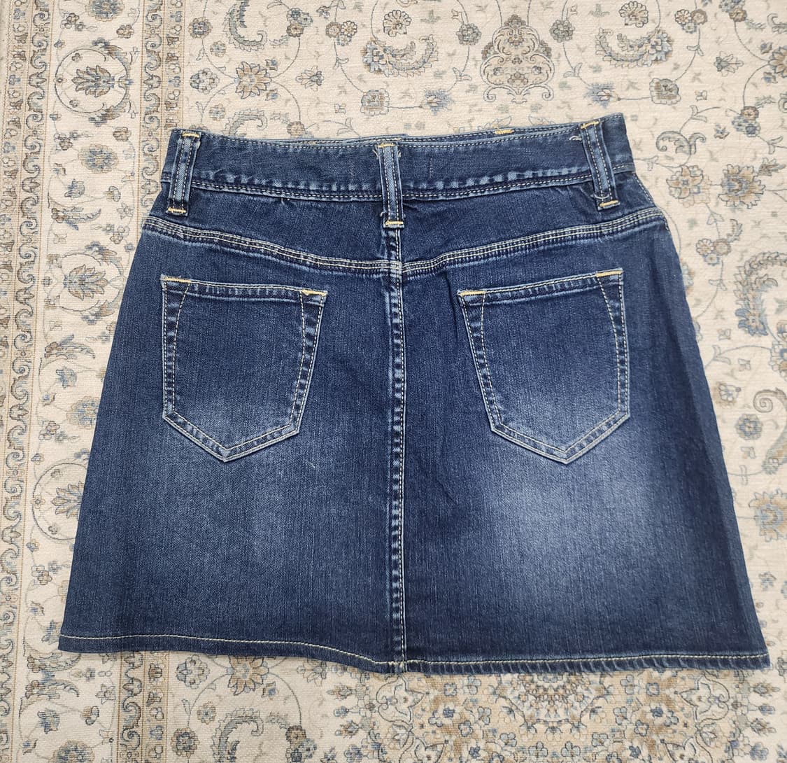 백넘버 데님 미니스커트 XS (25-27) 상품이미지2