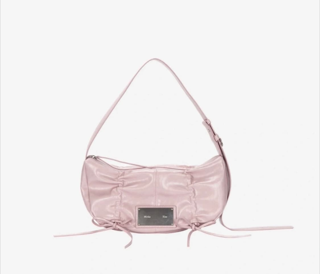 마땡킴 셔링 리본 라운드백 숄더백 상품이미지1