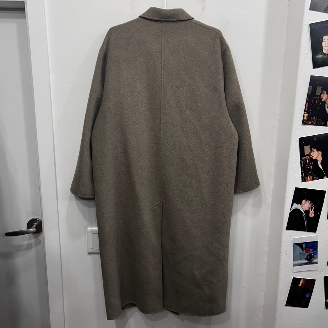 스튜디오 톰보이 케시미어블랜드 더블버튼 롱코트 상품이미지5