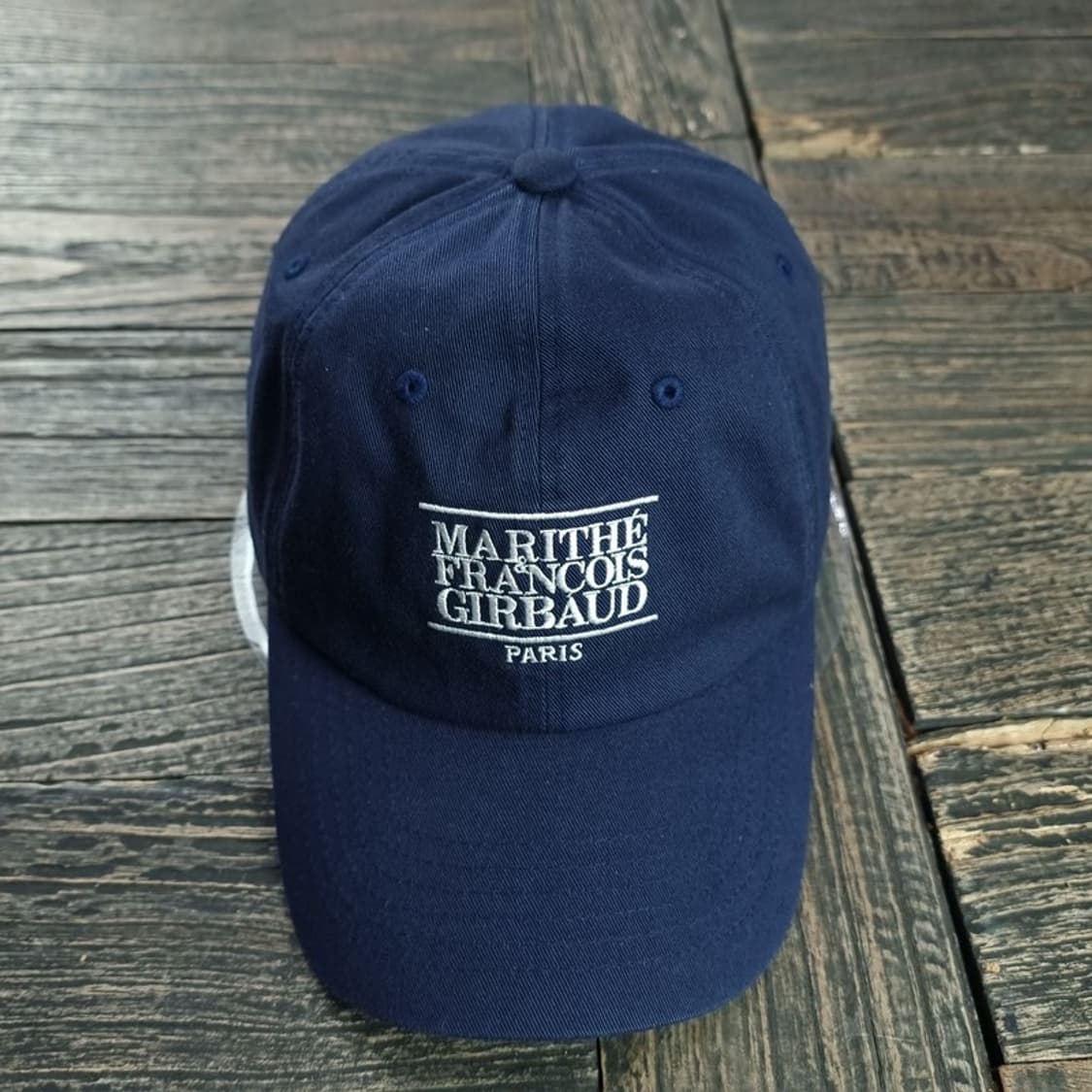 [마리떼프랑소와저버] 빅로고 자수 볼캡 네이비 M18615 상품이미지2