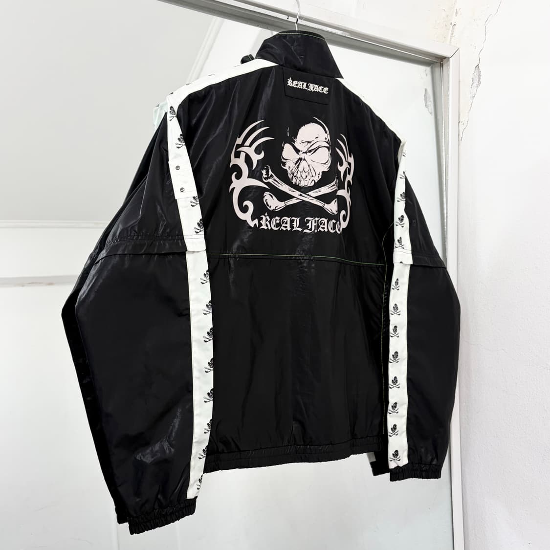 Real Race 컨버터블 스컬 윈드브레이커 자켓 상품이미지1