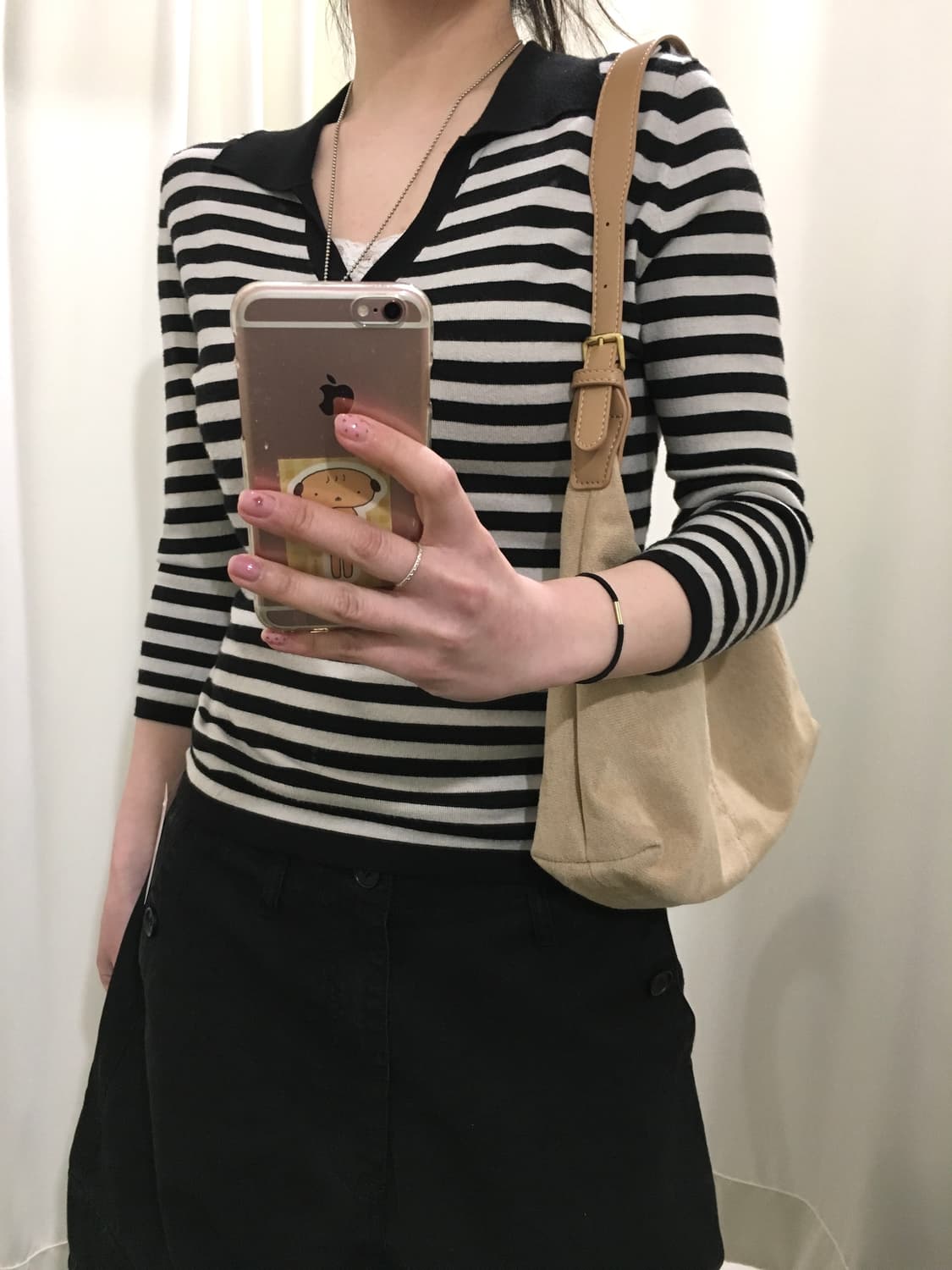 emma james stripe v-neck knit 상품이미지4