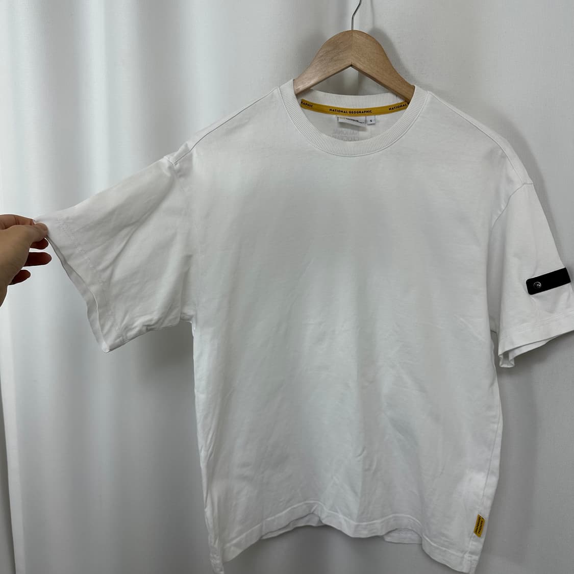 네셔널지오그래픽 공용 반팔티 화이트 S  CZ 상품이미지3