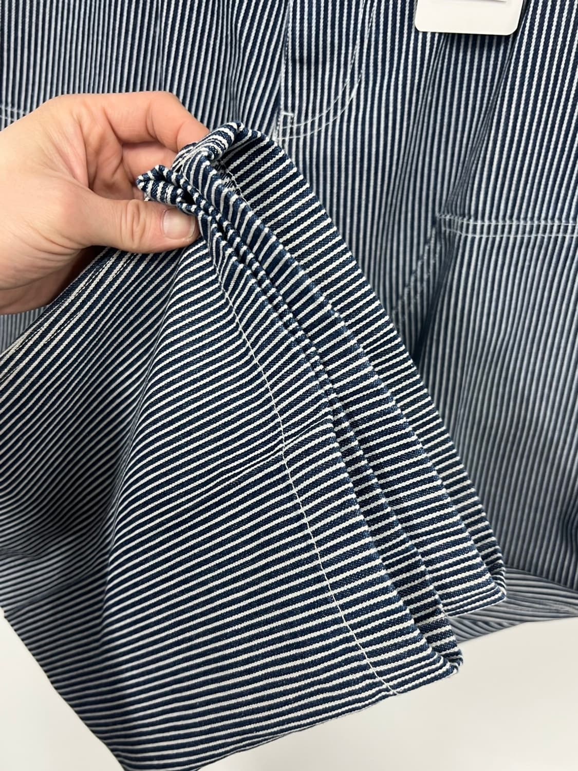 벌스데이수트 더블니 카펜터 스트라이프 워크웨어 팬츠 상품이미지5