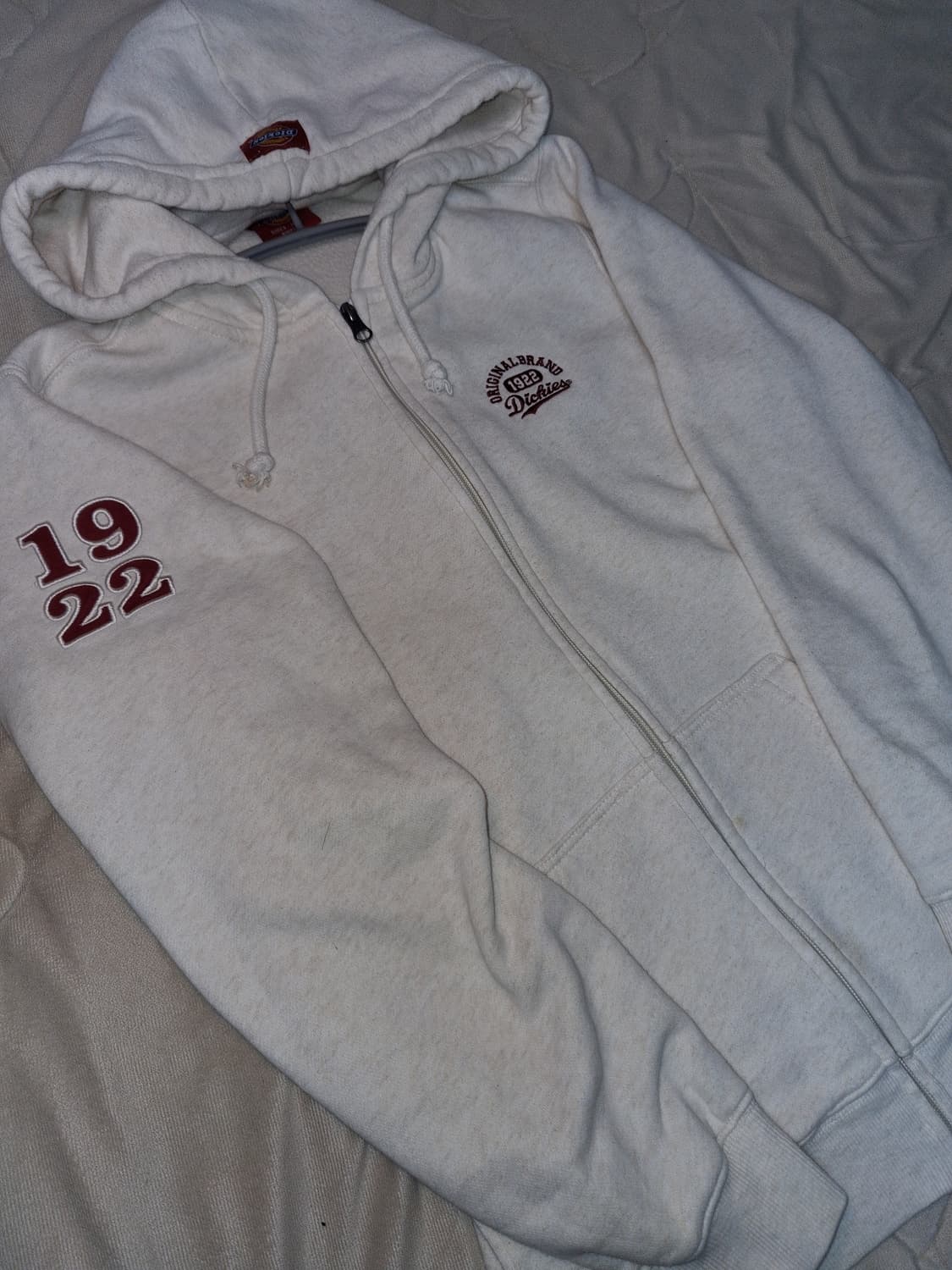 디키즈 오트밀 아이보리 후드집업 S 상품이미지1