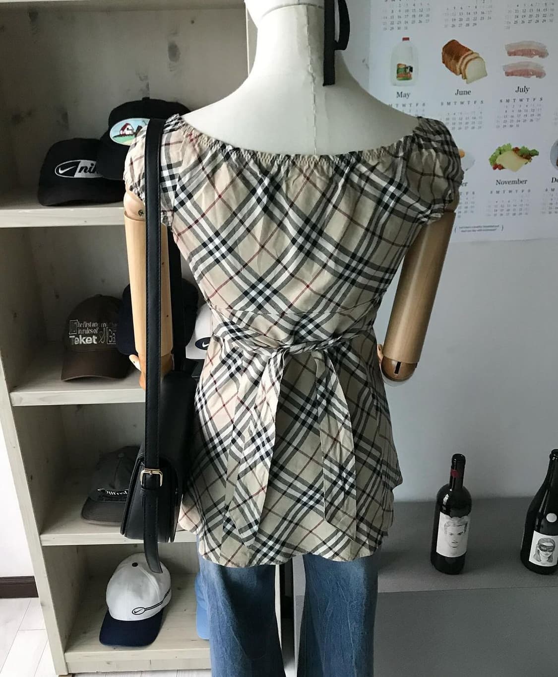 버버리 로고 노바체크 블라우스 상품이미지8