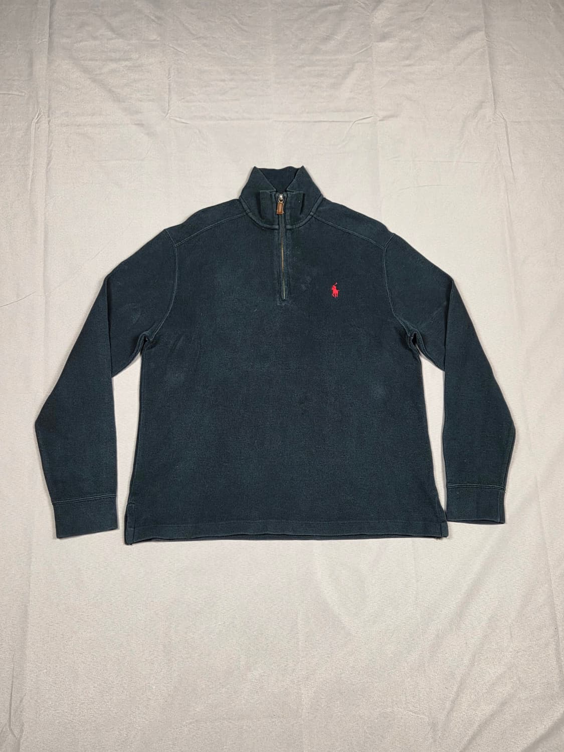 [폴로 랄프로렌] 레드 포니 코튼 하프 집업 스웨트셔츠 | A00147 상품이미지1