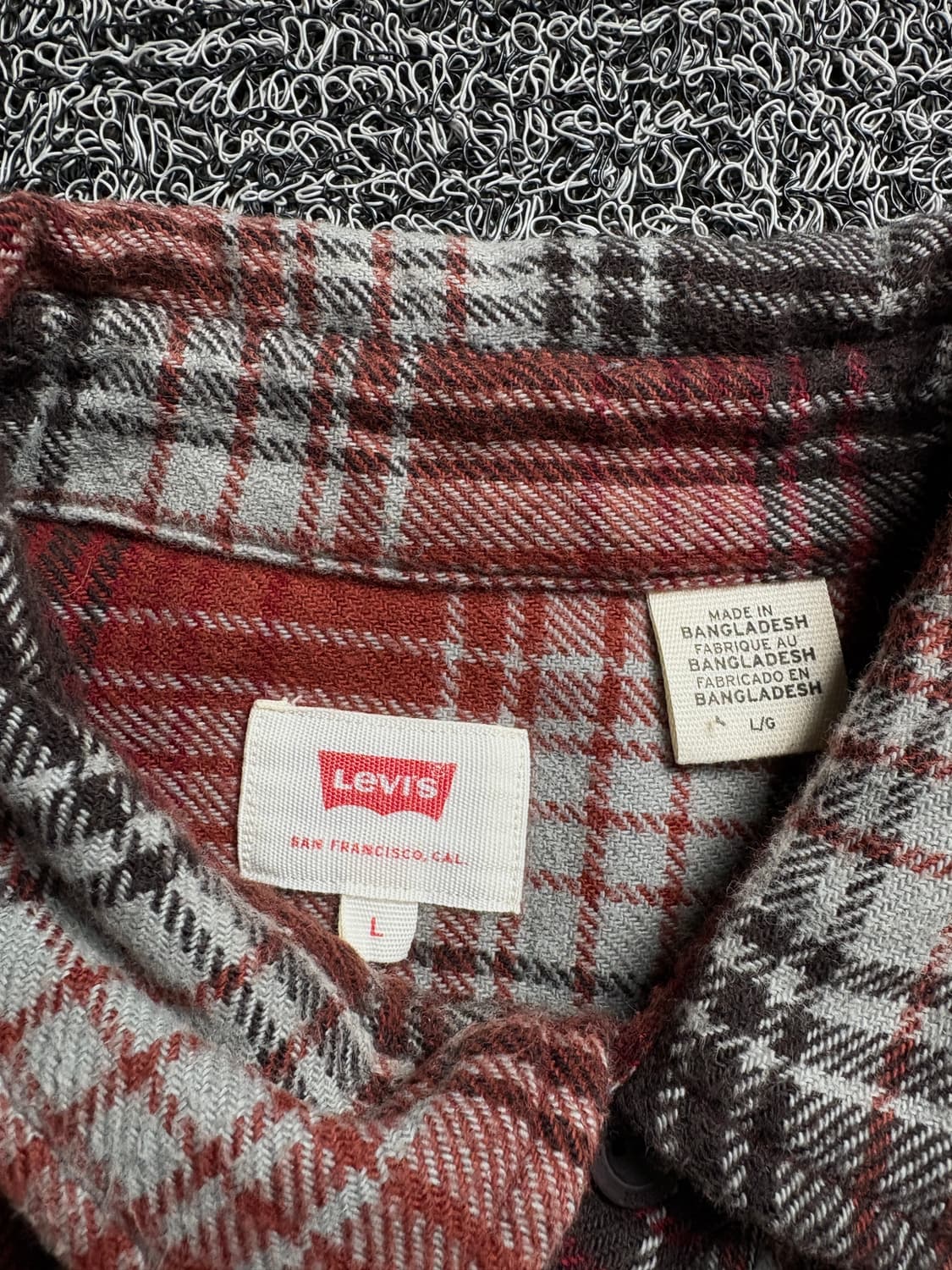 리바이스 아메카지 플란넬 울 패턴 셔츠 2340 상품이미지3