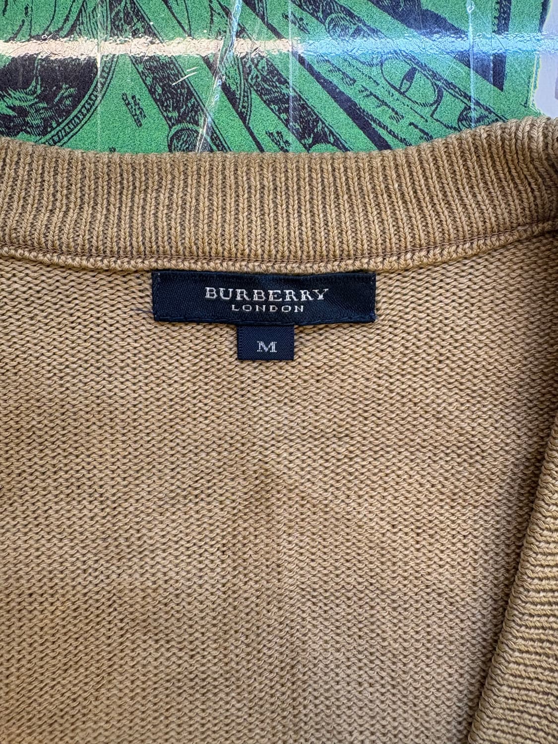버버리 런던 케이블 니트 베스트 상품이미지3