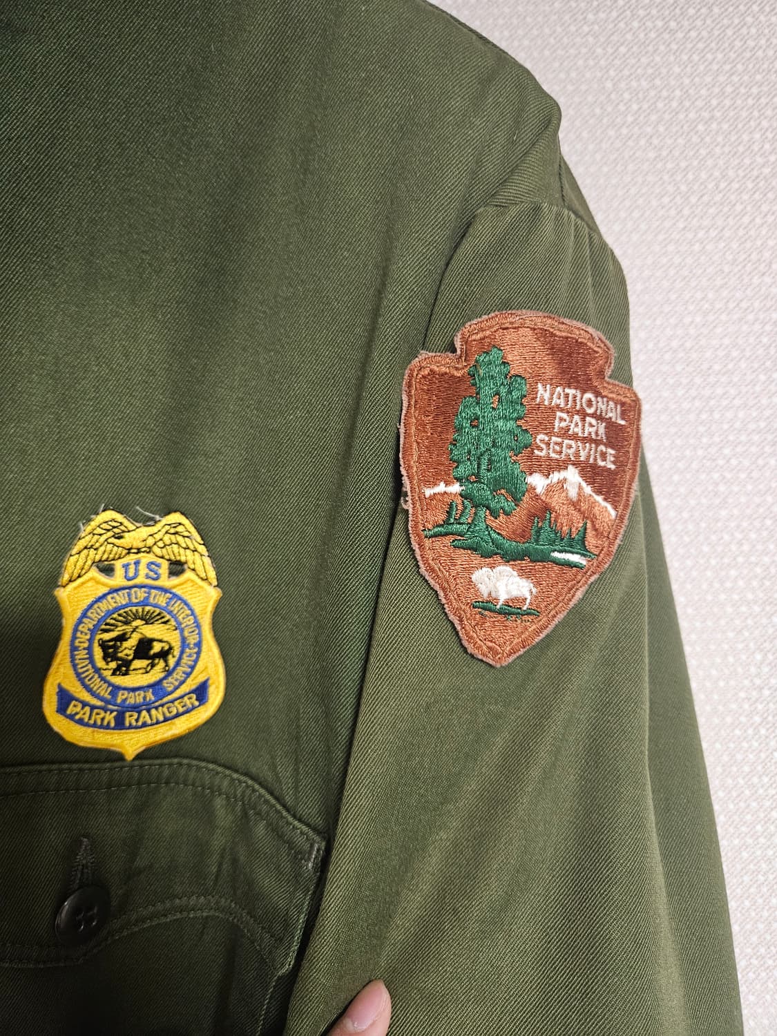 미국 70s 내셔널 파크 서비스 레인저 유니폼 자켓 (실측 XL) 상품이미지3